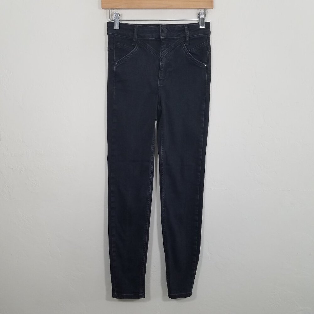 We The Free People Skinny Stretch Jeans Black Size 26